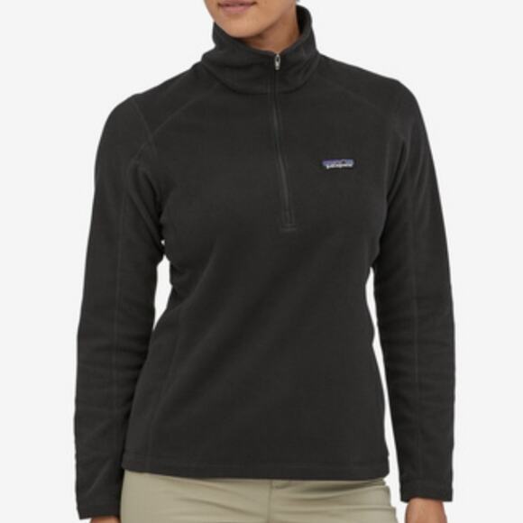 Patagonia Tops - Patagonia Women's Black Micro D 1/4-Zip Fleece S